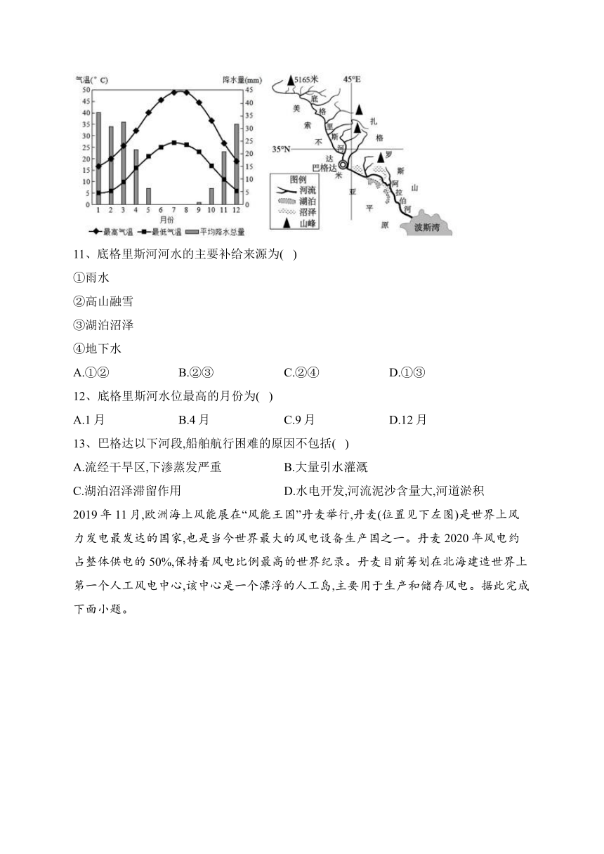 宁夏银川市名校2021-2022学年高二下学期期中考试地理试卷（解析版）