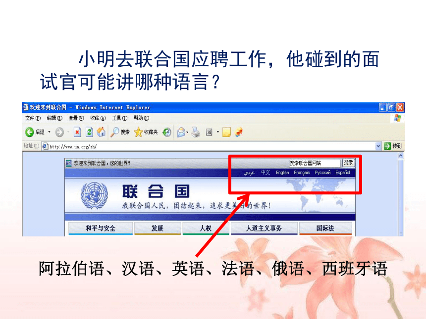 人教版七年级上册 4.2 世界的语言和宗教 课件（22张PPT，WPS打开）