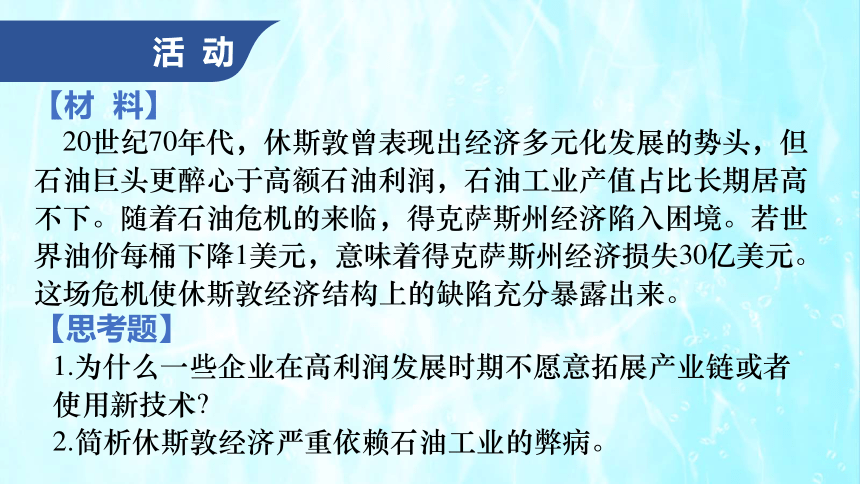 2.2产业转型地区的结构优化——以美国休斯顿为例（共23张ppt）