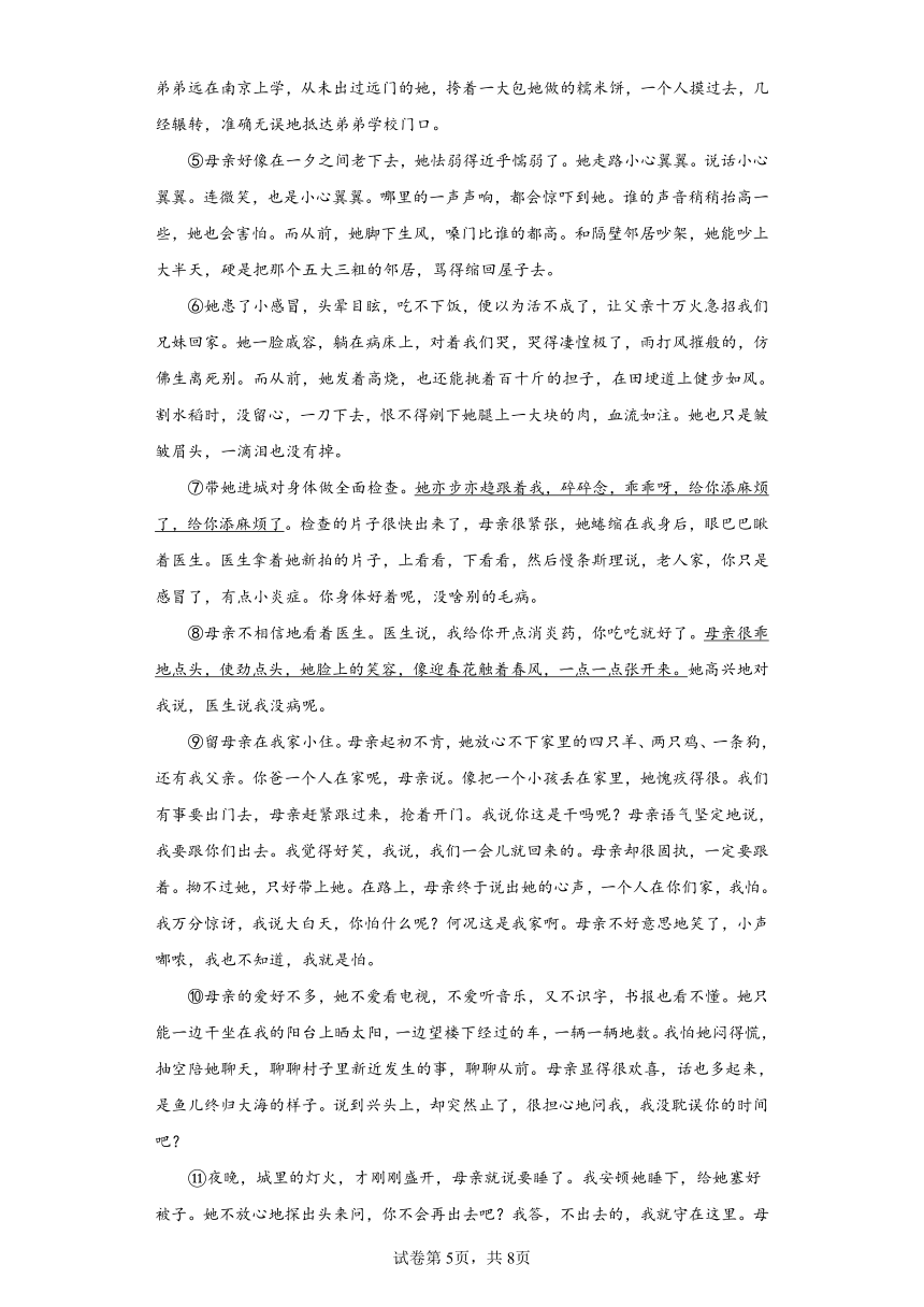 2023年黑龙江省哈尔滨市第十七中学校中考模拟语文试题（含解析）