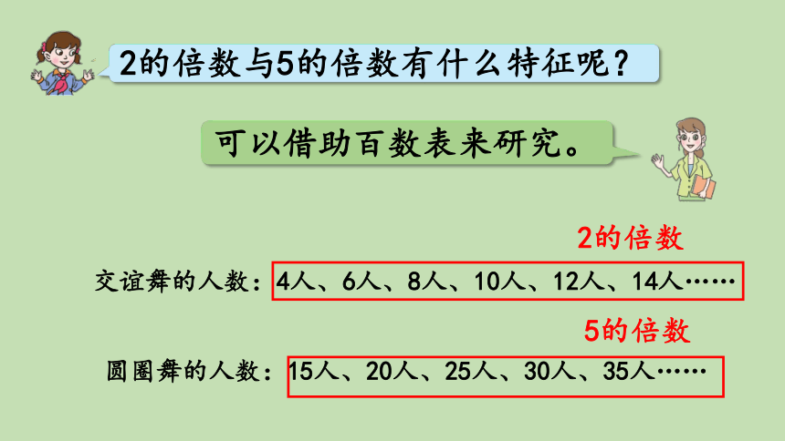 青岛版数学五年级上册 六 第1课时    2、5的倍数的特征 课件（23张ppt）