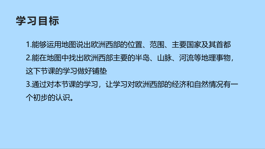 人教版地理七年级下册8.2 欧洲西部 第一课时 课件(共27张PPT)