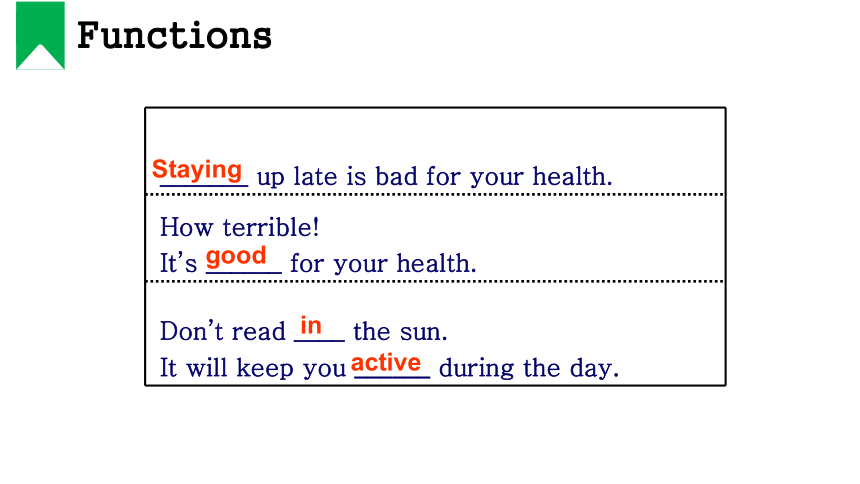 Unit2 Topic2 I must ask him to give up smoking Section D 课件(共18张PPT)