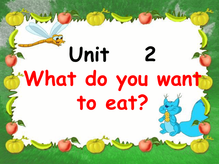 Module 1  Unit 2  What do you want to eat？课件  (共20张PPT)