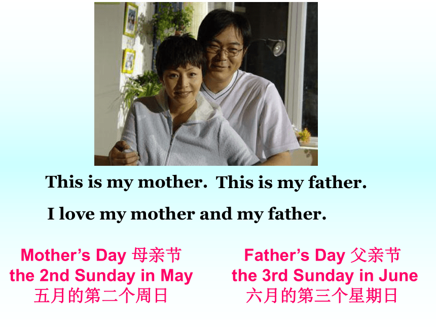 Unit3 This is my father.Lesson14课件（共20张PTT）
