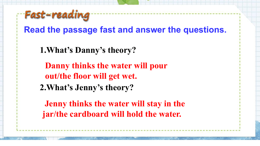 Unit 5 Look into Science.Lesson 25 Let's Do an Experiment!课件(25张PPT)