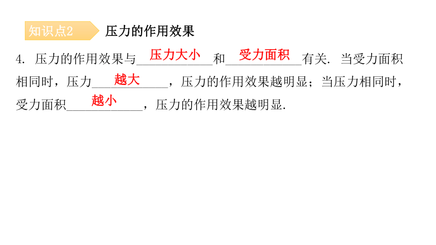 9.1  压   强 习题课课件—2020-2021学年人教版八年级物理下册（28张PPT）