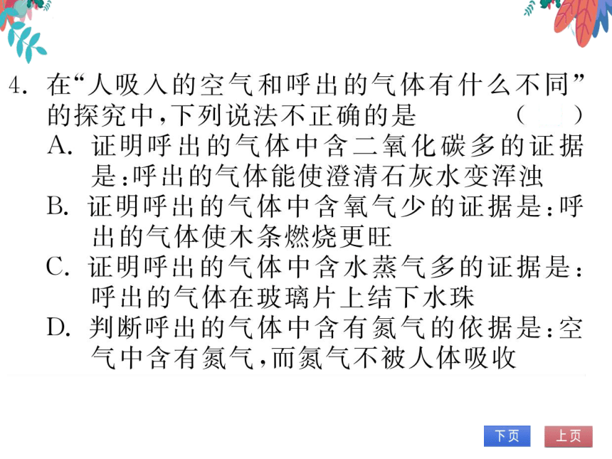 【人教版】化学九年级上册 第一单元 课题2 化学是一门以实验为基础的科学 第2课时 习题课件