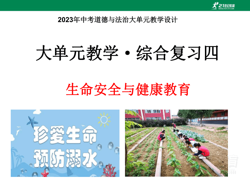 【大单元教学设计】2023年中考道德与法治 综合复习四 生命安全与健康教育专题  课件(共16张PPT)