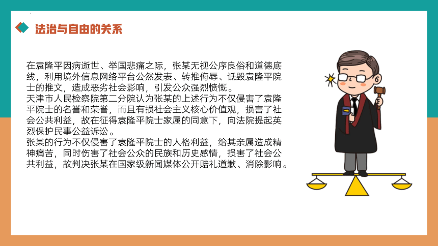 【核心素养目标】7.1 自由平等的真谛 课件(共21张PPT)-2023-2024学年统编版道德与法治八年级下册