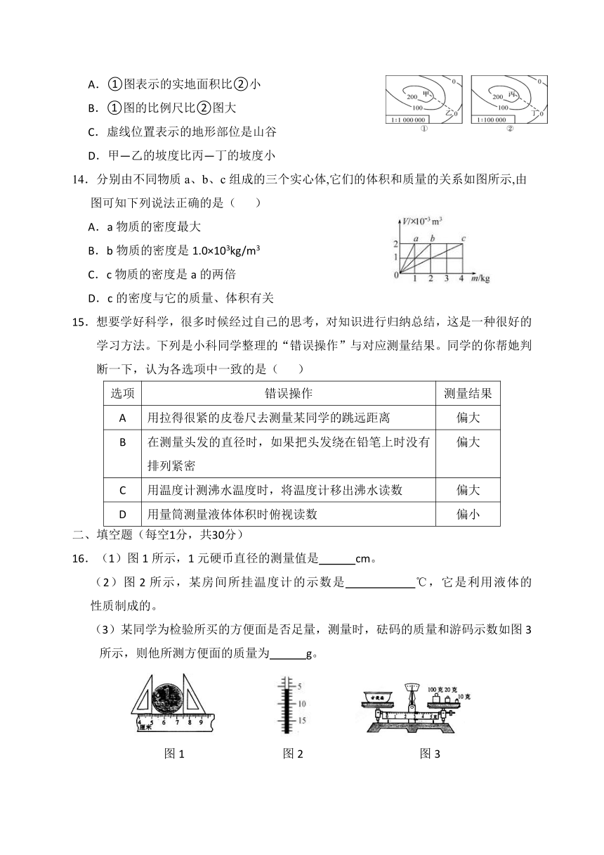 浙江省绍兴市柯桥区联盟校2020-2021学年七年级 1月独立作业 科学试题（Word版，含答案）