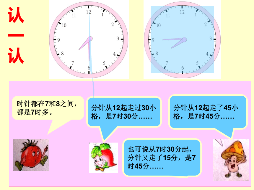 二年级下册数学课件-2.2  认识几时几分 苏教版（23张ppt）