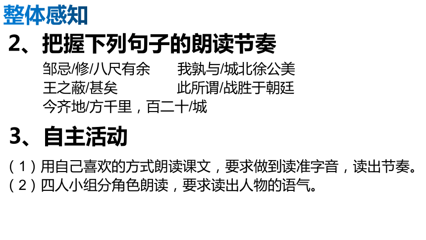 21.邹忌讽齐王纳谏 课件(共31张PPT)