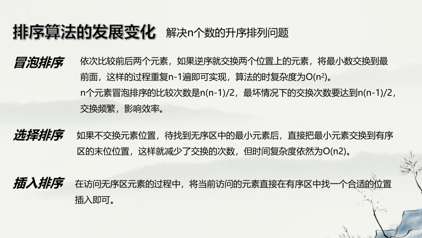 高中信息技术浙教版：5-3-2 排序算法的应用-教学课件(共16张PPT)