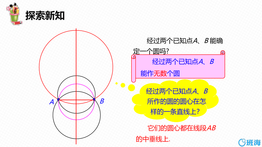 【班海精品】北师大版（新）九年级下-3.5确定圆的条件【优质课件】
