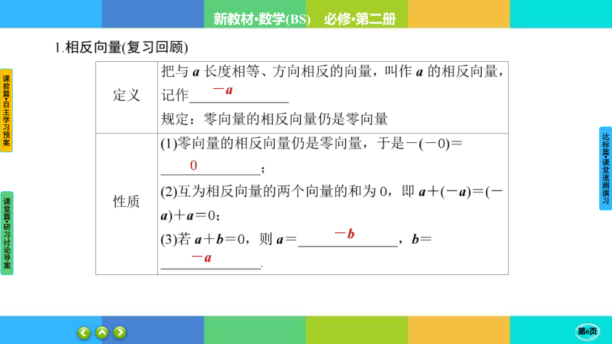 2.2.2向量的减法-高中数学北师大版必修第二册 课件（共37张PPT）