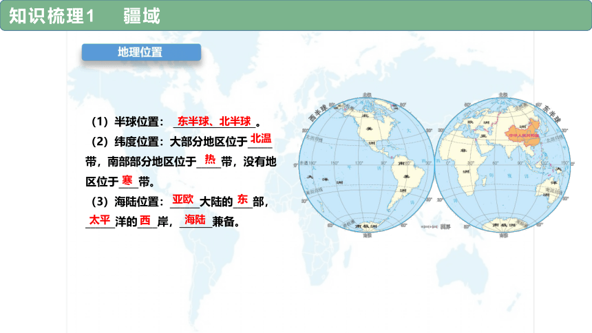 专题12 中国的疆域·人口·民族-备战2023年中考地理一轮复习课件（共46张PPT）