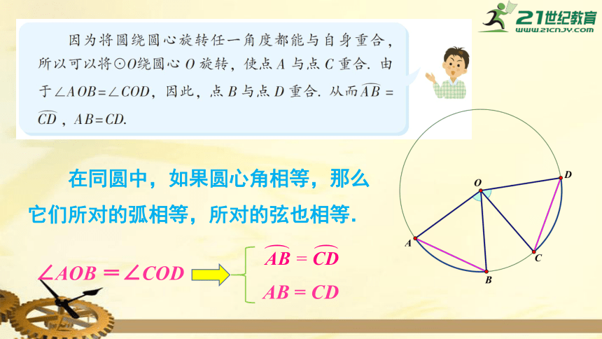 2.2.1 圆心角 课件（共19张PPT）