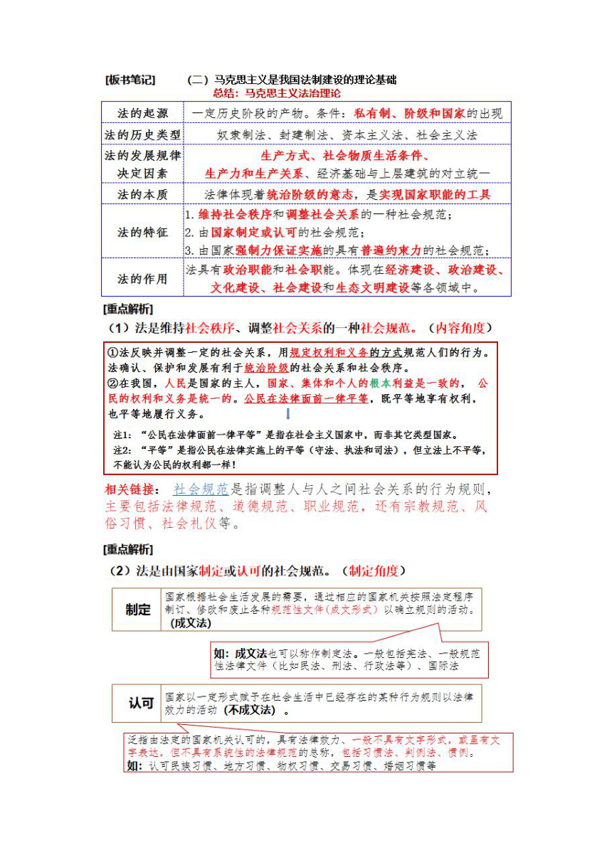 7.1我国法治建设的历程（教案）2022-2023学年高中政治（统编版必修3）