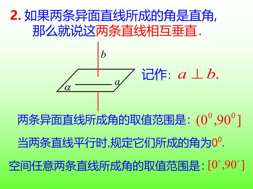 8.6.1 直线与直线垂直-【新教材】2020-2021学年人教A版（2019）高中数学必修第二册课件(共16张PPT)