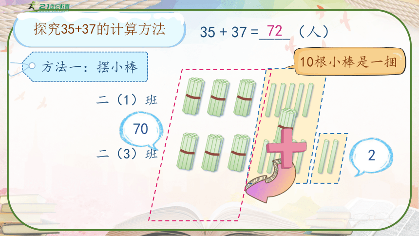 人教版二年级数学上册《进位加》教学课件（共26张PPT）