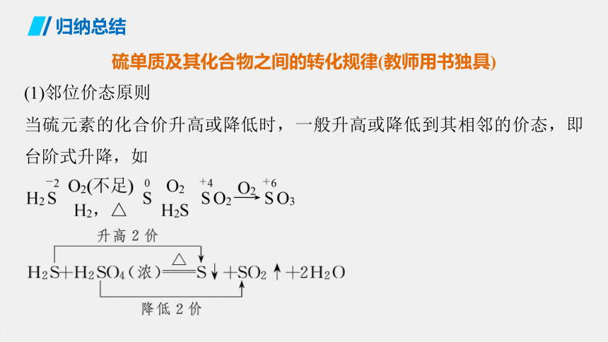 高中化学苏教版（2019）必修第一册 专题4 第二单元 第1课时 含硫物质之间的转化（61张PPT）