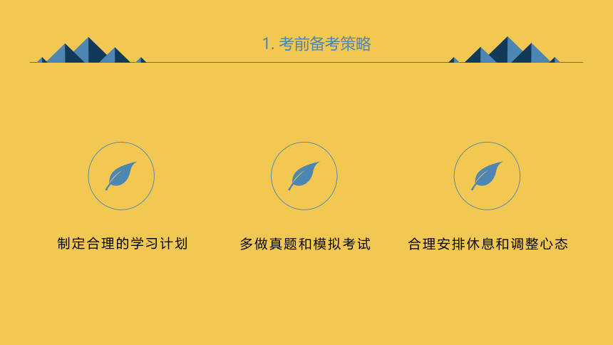 充分备考,克服“考前恐慌症”   通用课件(共22张PPT)  高二主题班会