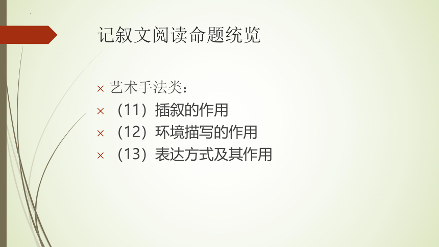 2022年中考语文二轮专题记叙文阅读指导课件（共22张ppt）