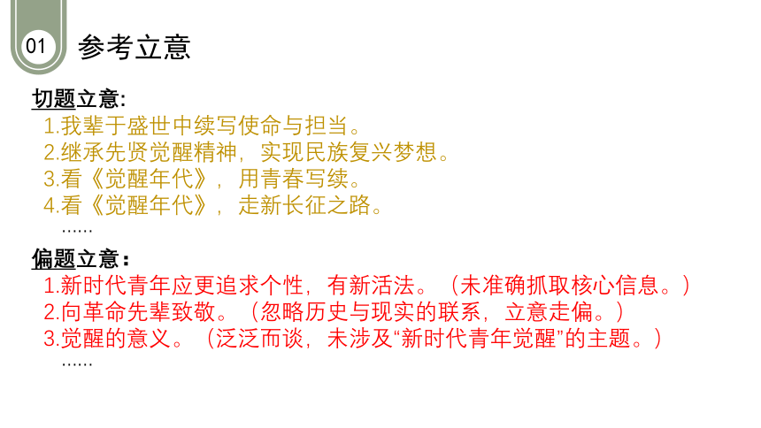 2022届高三语文一轮复习作文指导课件（26张PPT）