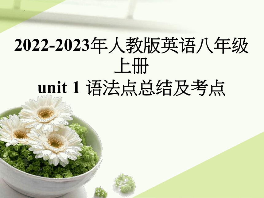 Unit 1 Where did you go on vacation?语法总结及考点课件(共22张PPT)