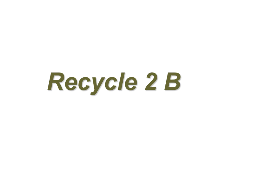 人教版（PEP）五年级下册 Recycle 2(共15张PPT)