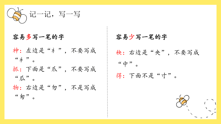 部编版语文二年级上册第八单元复习（课件）(共31张PPT)