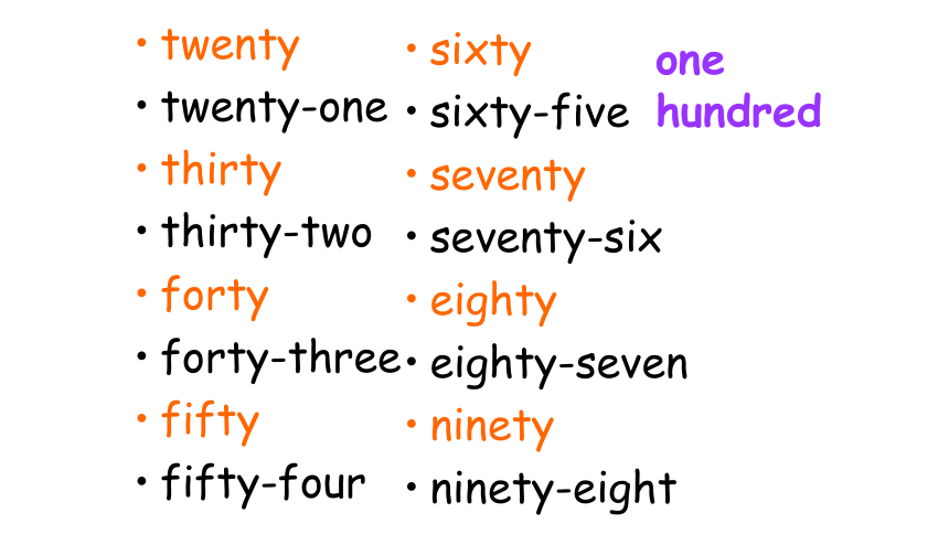 Unit10 Numbers in our lives 第一课时课件