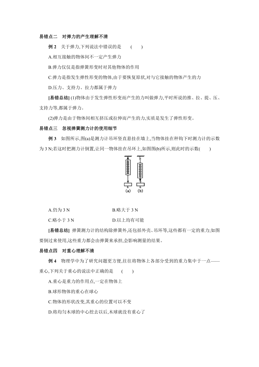 沪科版物理八年级全一册同步提优训练：第六章　熟悉而陌生的力  章末复习（含答案解析）