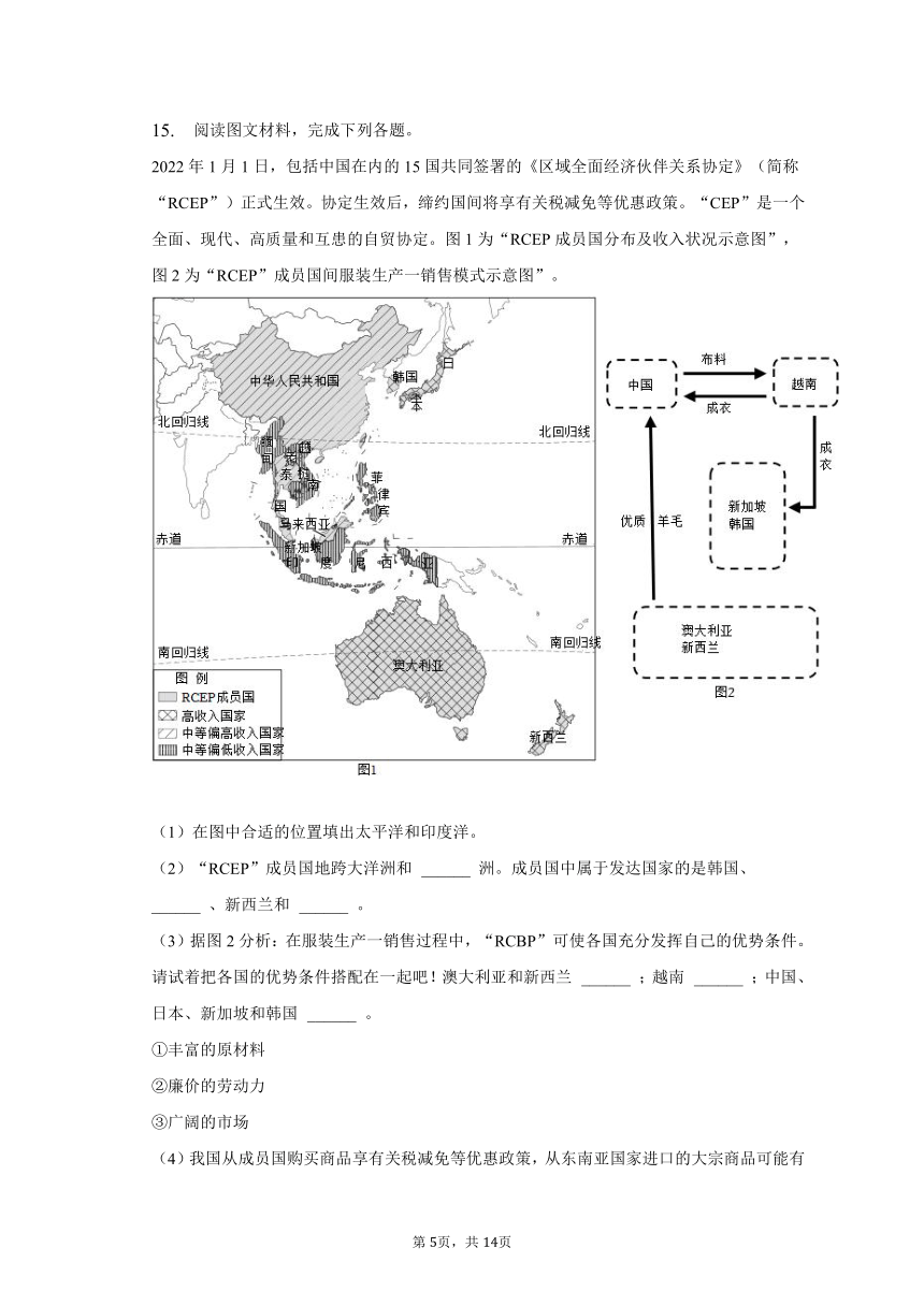 2022-2023学年贵州省贵阳市南明区第一实验中学七年级（下）期末地理试卷（含解析）