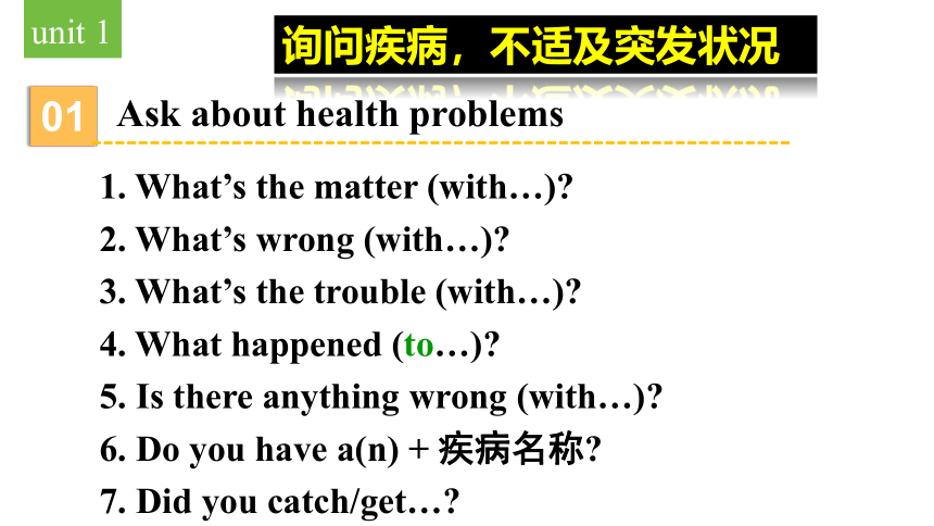 人教新目标八年级下学期Units1 -5 期中语法复习课件(共40张PPT)