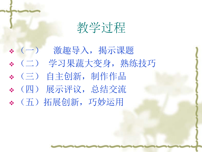 人美版（北京）  二年级下册美术课件  第12课 水果拼盘（果蔬大变身）（23张PPT）