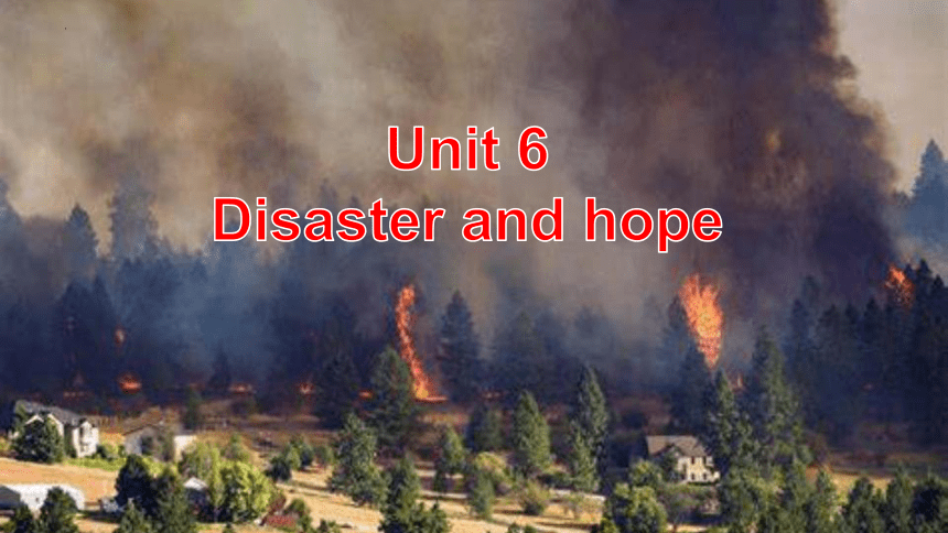 外研版（2019）必修第三册Unit 6 Disaster and Hope Writing 课件(共32张PPT)