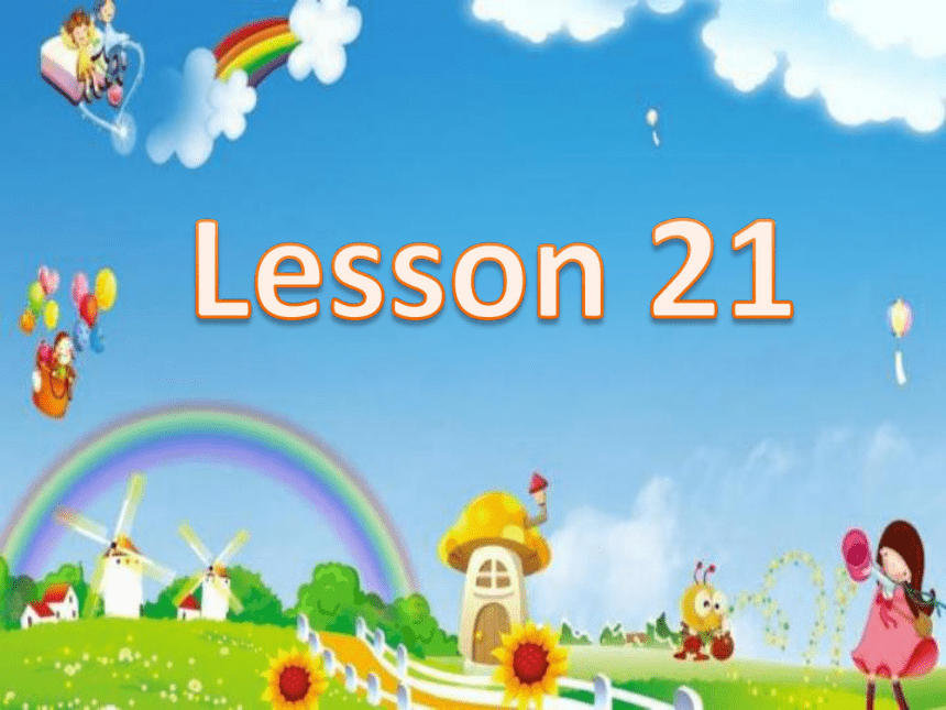 Unit4 There are seven days in a week.(Lesson21) 课件(共12张PPT)