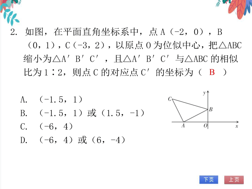 【北师大版】数学九年级（上）4.8.2 位似与坐标变换 习题课件