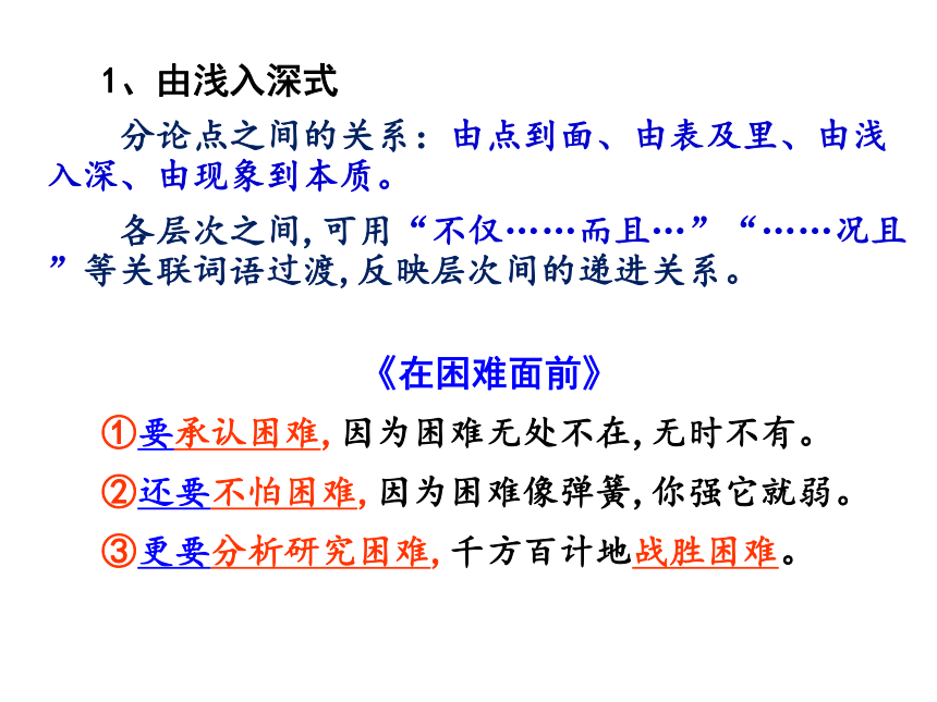 《学习纵向展开议论》课件19张    2020—2021学年人教版高中语文必修四表达交流