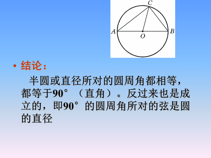 华东师大版数学九年级下册27.1.3 圆周角课件 （21张PPT）