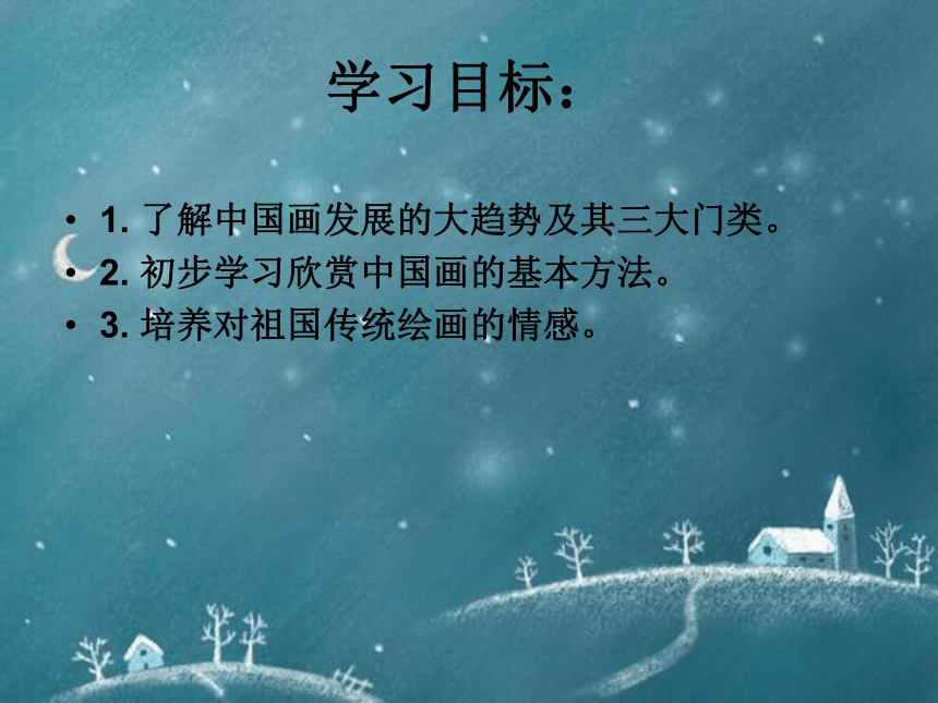 冀美版八年级下册 1.中国古代绘画巡礼 课件（53ppt）
