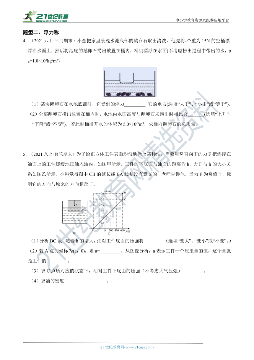 【备考科学中考2022】冲刺满分压轴培优 11 设备原理探究（含答案）