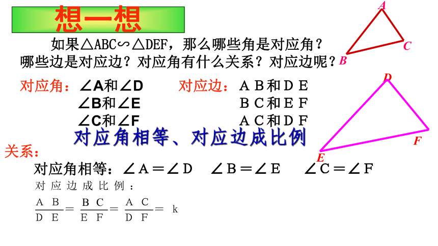 冀教版数学九年级上册25.3相似三角形 课件(共24张PPT)