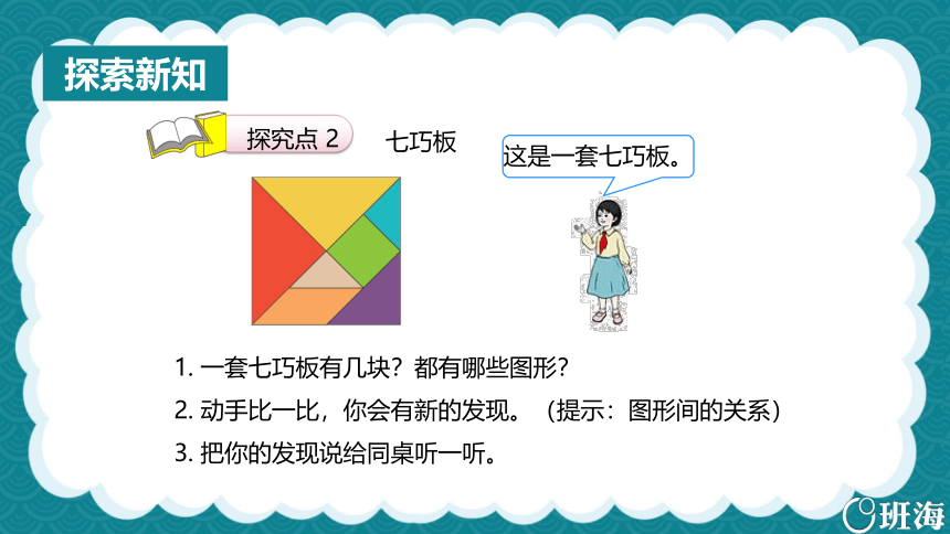 【班海】2022-2023春季人教新版 一下 第一单元 1.认识图形（二） 第2课时【优质课件】