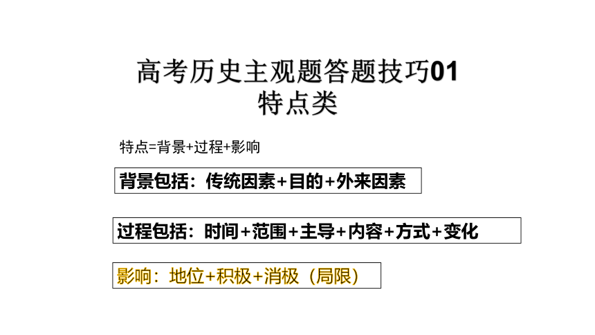 2023届高考历史备考材料题方法总结课件（62张PPT）