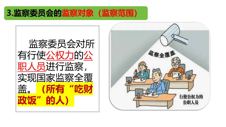 6.4 国家监察机关 课件(共23张PPT+内嵌视频)-2023-2024学年统编版道德与法治八年级下册