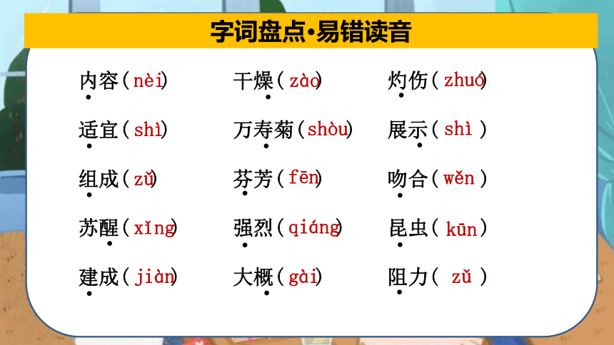 2022-2023学年三年级下册期末备考统编版 第四单元总复习课件(共41张PPT)