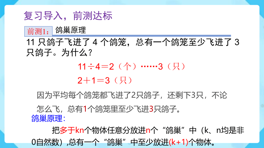 5.3《鸽巢问题的应用（例3）》（课件） 六年级下册数学（人教版）(共22张PPT)